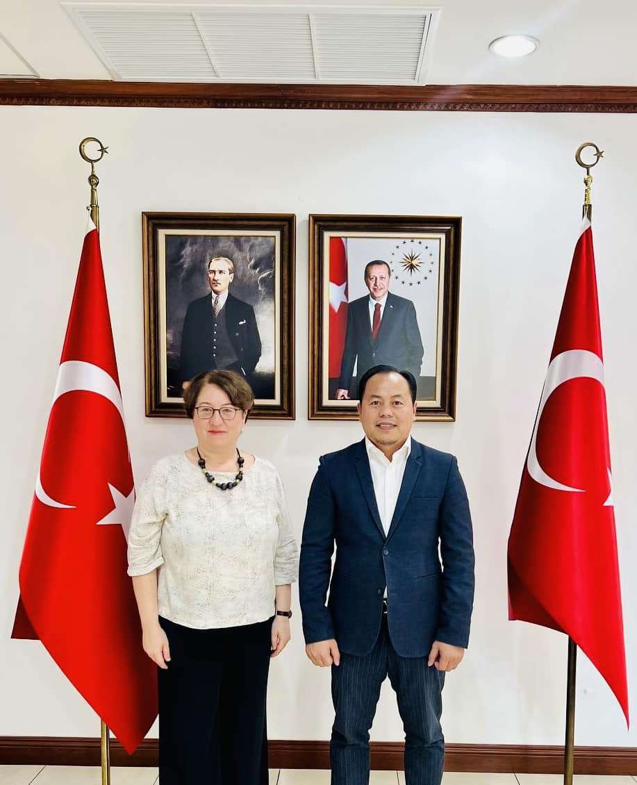 “Courtesy call on Ülkü Kocaefe, Ambassador of the Republic of Turkey”