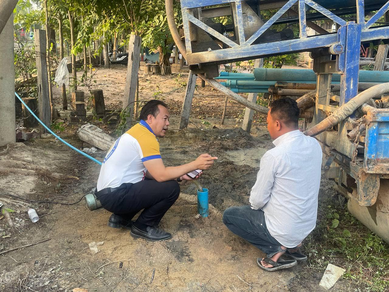 CATA conducted an inspection visit to the water well project